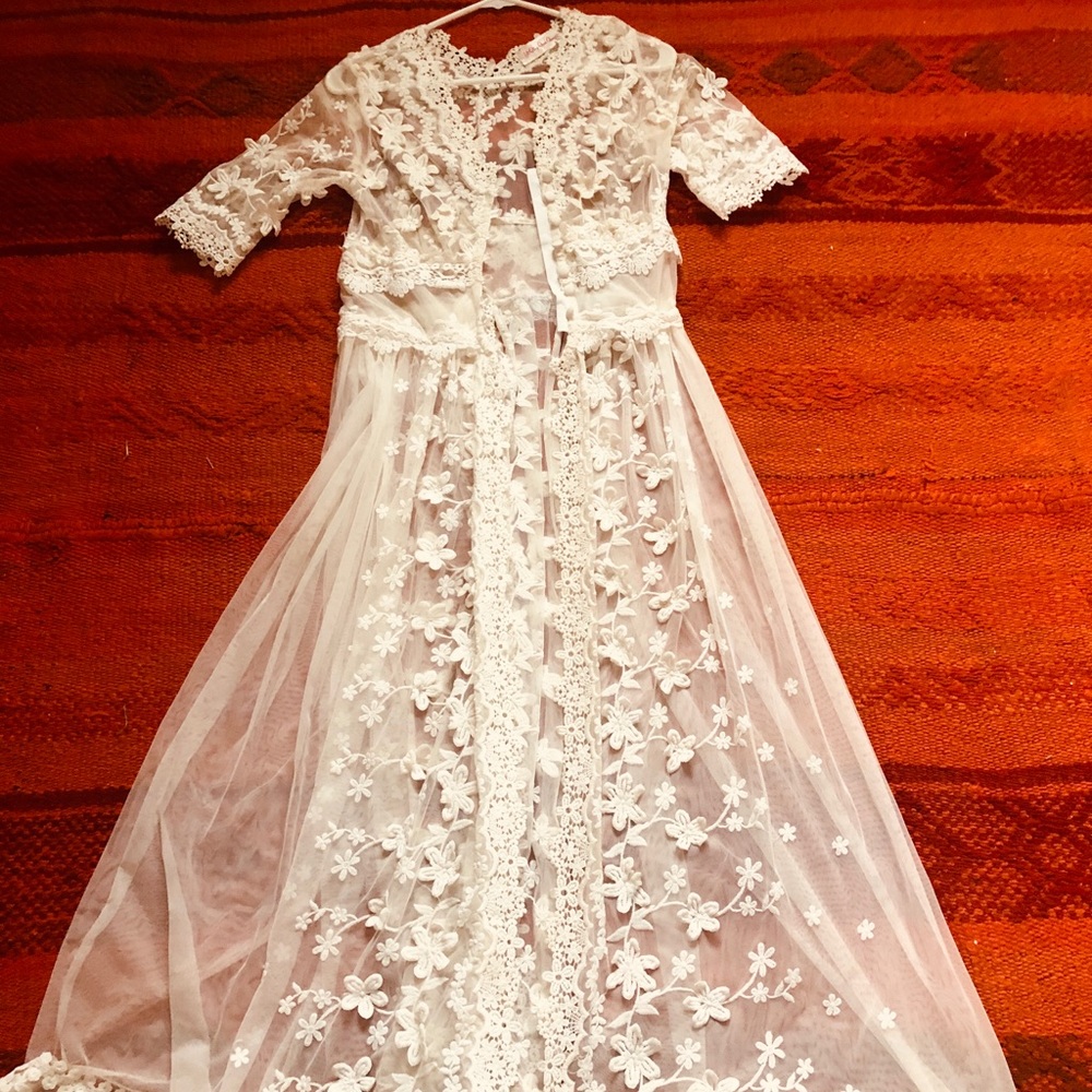 Bohemian wedding dress